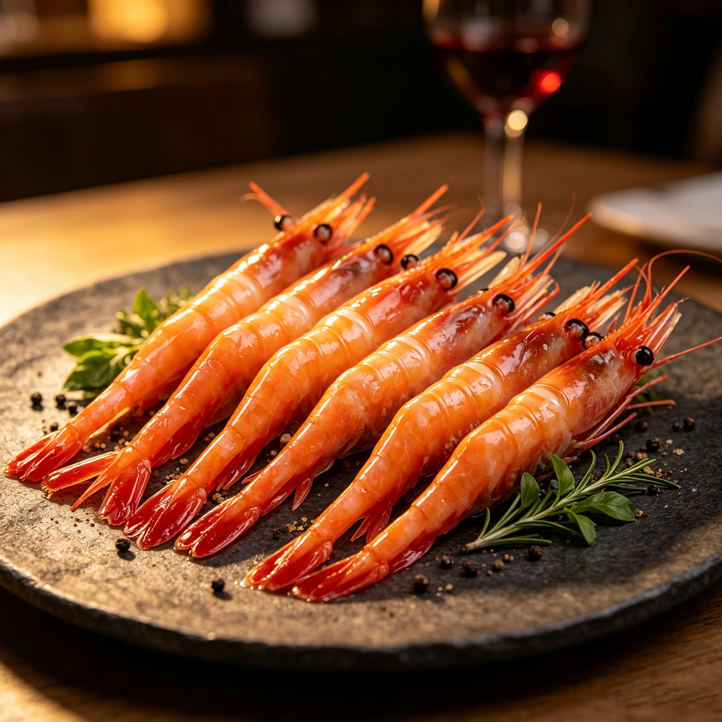 Sashimi Grade Wild Roe-On Arctic Sweet Shrimp