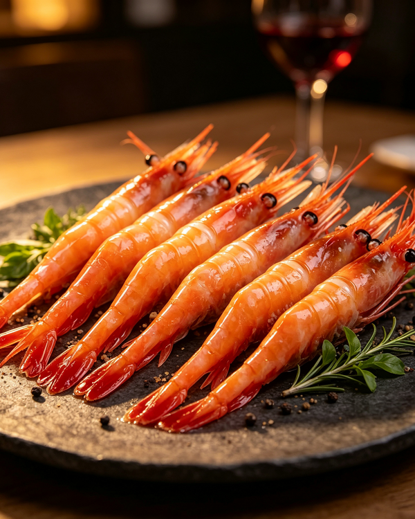 Sashimi Grade Wild Roe-On Arctic Sweet Shrimp