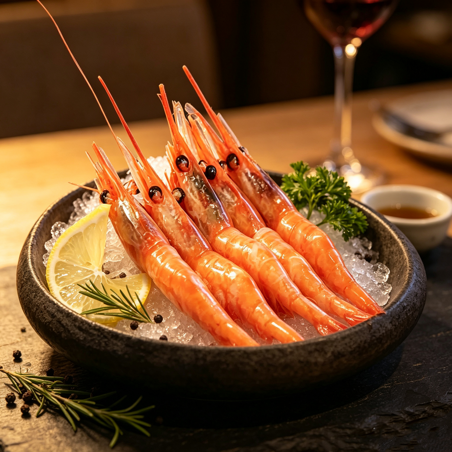 Sashimi Grade Wild Roe-On Arctic Sweet Shrimp